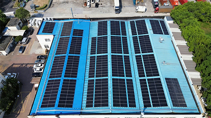 上海卡比特家饰地毯有限公司250kW屋顶分布式光伏发电项目